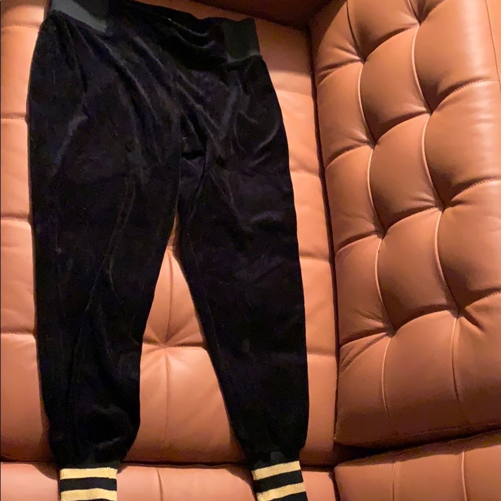 Nicki Minaj velour sweat pants